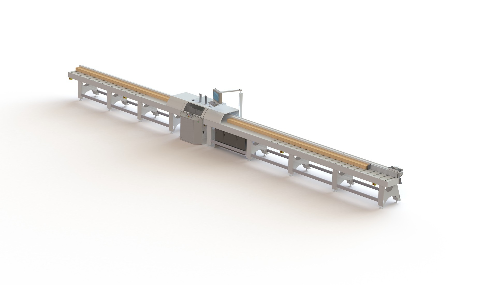 De werking van een automatische afkortzaag HM-T